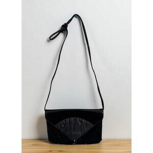 Mardane Black Patent Leather USA Shoulder Bag Clutch Purse Y2k Vinage